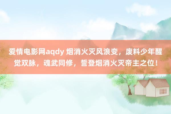 爱情电影网aqdy 烟消火灭风浪变，废料少年醒觉双脉，魂武同修，誓登烟消火灭帝主之位！