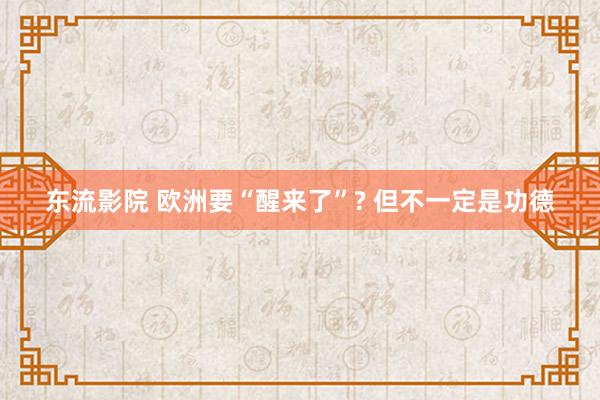 东流影院 欧洲要“醒来了”? 但不一定是功德