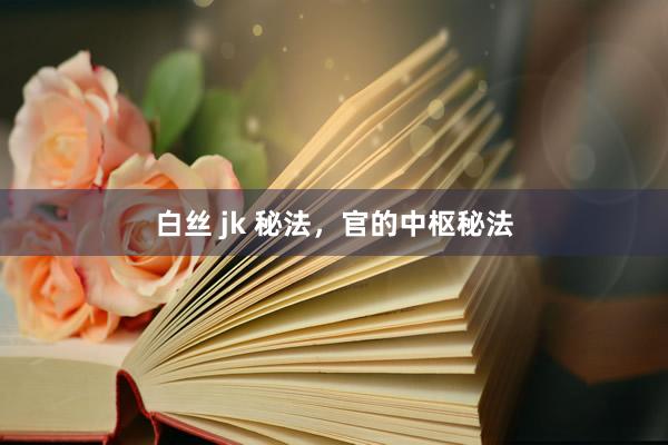 白丝 jk 秘法，官的中枢秘法