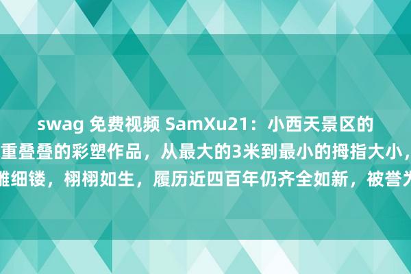 swag 免费视频 SamXu21：小西天景区的大雄宝殿内，1900多尊重重叠叠的彩塑作品，从最大的3米到最小的拇指大小，每一尊皆精雕细镂，栩栩如生，履历近四百年仍齐全如新，被誉为“中国悬塑艺术博物馆”，成就作风及...