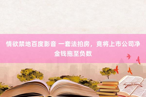 情欲禁地百度影音 一套法拍房，竟将上市公司净金钱拖至负数